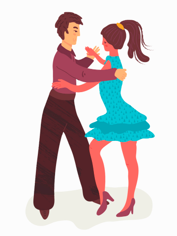 cha cha cha dance clip art