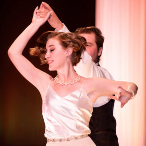 Wedding couple dancing