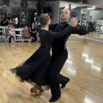 Anya & Dominic dancing Quickstep